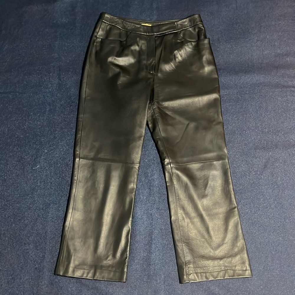 Vintage Carlson Straight Leg Leather Pants